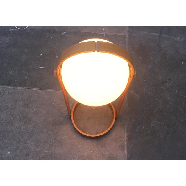 Mid-Century Swiss Space Age Plastic & Plywood Floor Lamp from Temde, 1960s For Sale - Image 18 of 18