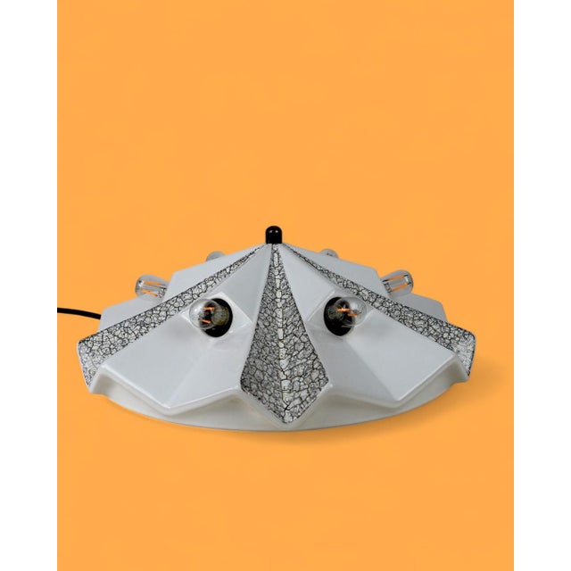 Vintage Ceramic Wall Lamp, 1970s For Sale - Image 11 of 12