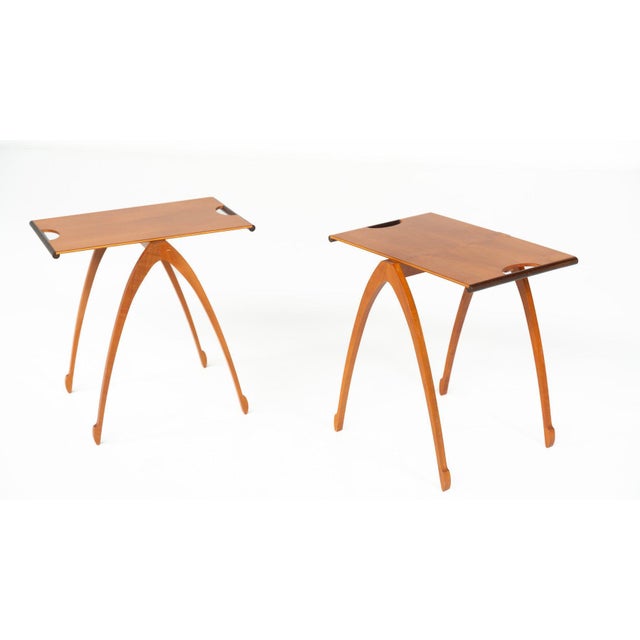 Gacela Stackable Side Tables by Oscar Tusquets Blanca for Driade, 1991, Set of 2 For Sale - Image 3 of 11