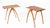 Gacela Stackable Side Tables by Oscar Tusquets Blanca for Driade, 1991, Set of 2 For Sale - Image 3 of 11