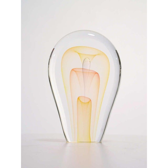 Abstract Art Glass Sculpture by Ed Nesteruk For Sale - Image 3 of 7