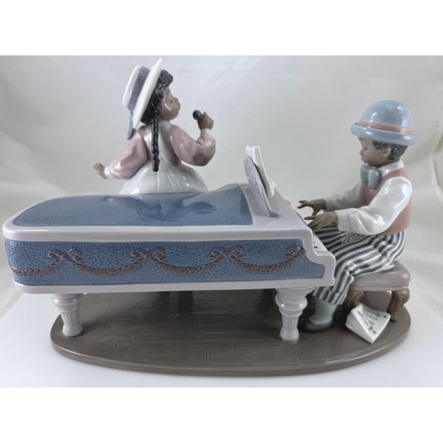Early 21st Century Retired LLadro Jazz Duo Pianist and Singer Black Legacy Collection - Spain For Sale - Image 5 of 9