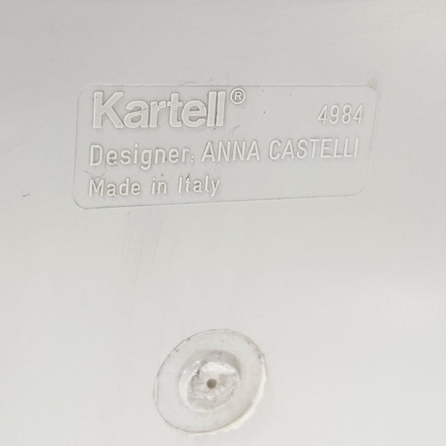 White White Laundry Bin by Anna Castelli for Kartell, 1970s For Sale - Image 8 of 9