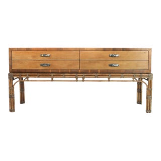 1970's Henredon Console Table or Server For Sale