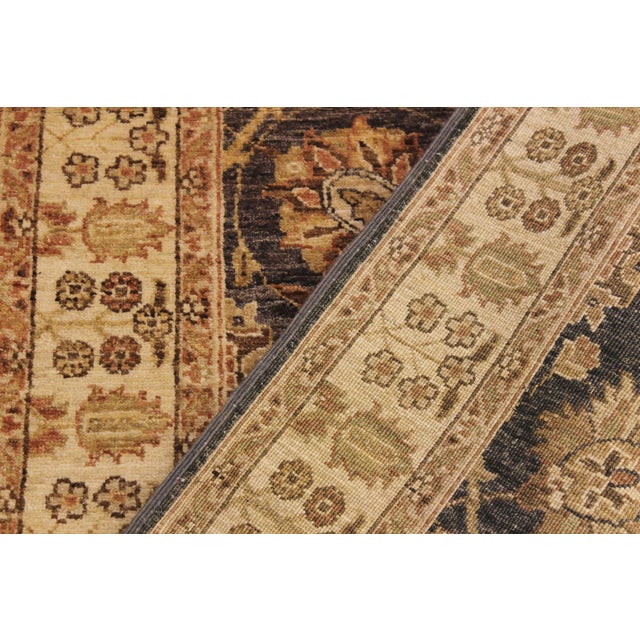 Gray Ziegler Gray/Ivory Wool Runner Rug- 3'1'' X 9'3'' For Sale - Image 8 of 10