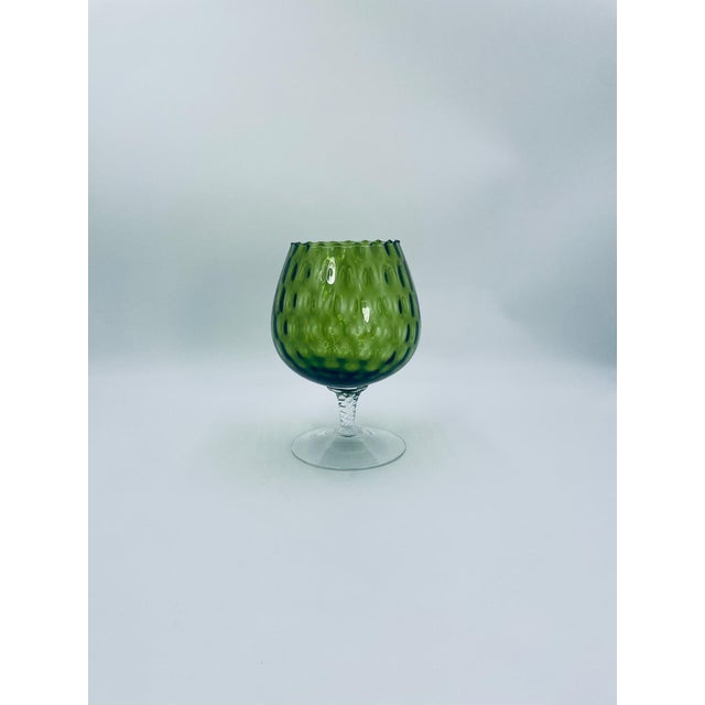 Chalice, Artistic Vase Empoli Italian, 1965 For Sale - Image 8 of 8