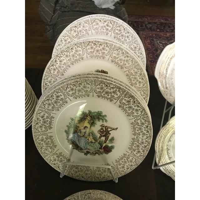 Triumph Limoges Antique 22k Gold Dinnerware 78 Pieces/Reduced Final