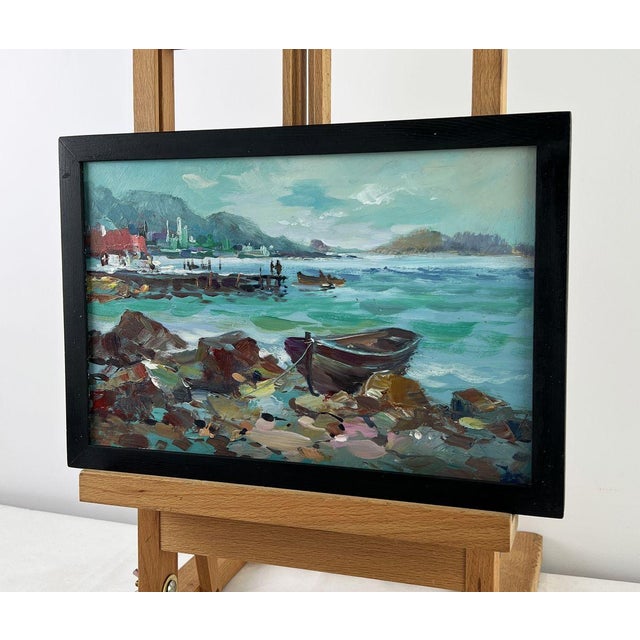 *** ABOUT THIS PAINTING *** * TITLE: ""Before the sea storm"" * ARTISTS: Yuriy Suprunchuk * SIZE: 20x30 cm/7.87x11.81...