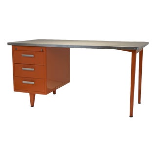 Sheet Steel Desk from Gispen, Netherlands, 1955 For Sale