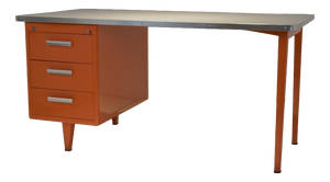 Sheet Steel Desk from Gispen, Netherlands, 1955