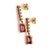 Natural Finely Faceted Quality Rubellite Tourmaline Ruby Earrings 14k Gold 1.25 TCW Certified $3,950 018676 This is a...