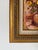 Orange 1980's Vintage Impressionist Floral Still Life Oil on Canvas Board Painting – Framed & Signed For Sale - Image 8 of 12