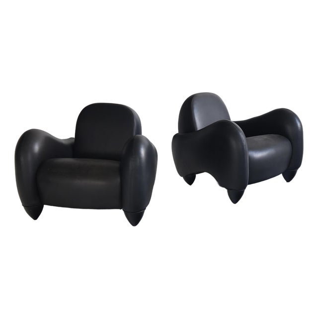 Michael Wolk “Tucker” Chairs, a Pair For Sale
