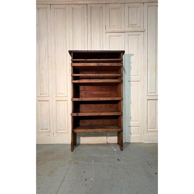 Chestnut Bucket Holder Shelf, 1700 For Sale - Image 5 of 5