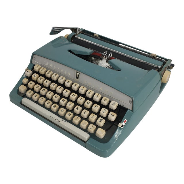 1960s MidCentury Brother Valiant Typewriter Chairish