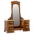 French Art Deco Dressing Table in Walnut, Marble and Mirror, 1920s For Sale - Image 15 of 15