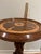 Victorian Victorian-Style Marquetry Pedestal Table, Often Referred to as a "Wine Table" or "Inlaid Occasional Table. For Sale - Image 3 of 8