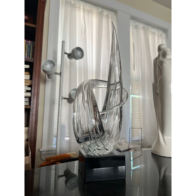 1970s 1970s Formia Murano Glass Abstract Sculpture For Sale - Image 5 of 5