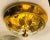 Lumi Golden Oscar Torlasco Lumi Crystal 1970s Italian Flush Ceiling Light For Sale - Image 4 of 8