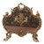 19th Century French Louis XV Bronze Doré Fireplace Screen With Cherub Motifs For Sale