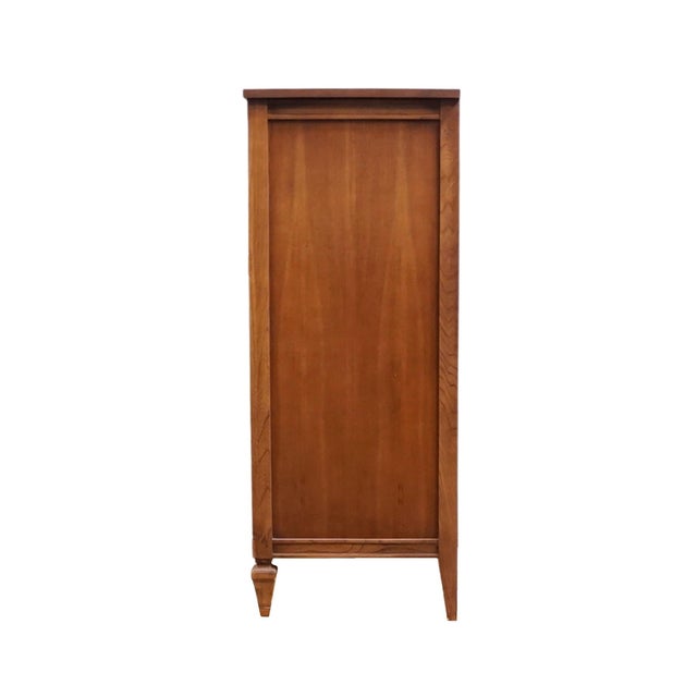 Sherrill Furniture Solid Cherry Italian Neoclassical Tuscan Style 38" Chest of Drawers 3100 For Sale - Image 11 of 14