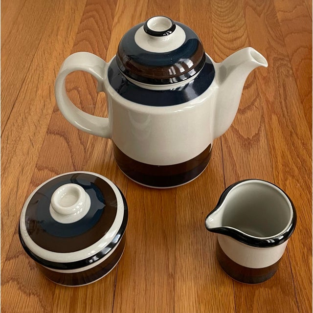 "Kaira" by Arabia of Finland. Vintage Hand-painted Stoneware designed by Anja Jaatinen-Winquist in the 1970's and named...