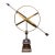 Large Classical Iron and Brass Armillary Sphere Garden Sculpture on Stand – English Estate Style For Sale