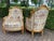 Wood Late20C French Artisan Louis XVI Gold Beech Bergère Pair For Sale - Image 7 of 13