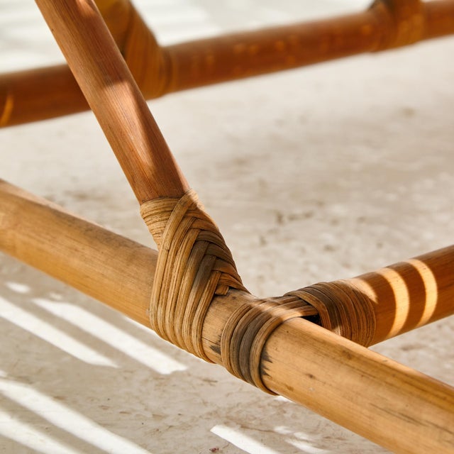 Vintage Bamboo Cradle, 1960s For Sale - Image 9 of 16