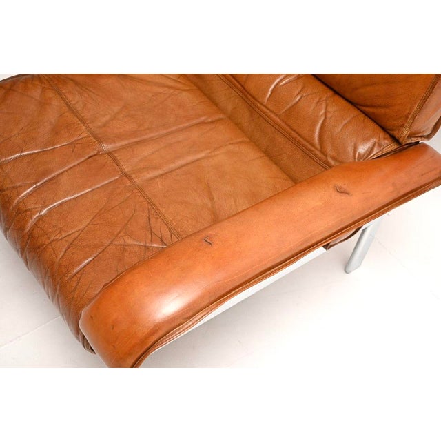 Vintage Leather and Chrome Lounge Chair from Pieff, 1970 For Sale - Image 9 of 11