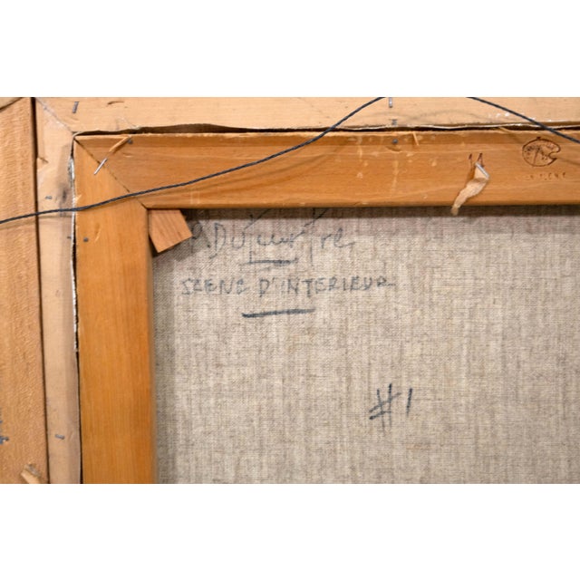 Pierre Eugène Duteurtre Mother & Child #1 Signed Impressionist Oil Painting For Sale In Detroit - Image 6 of 10