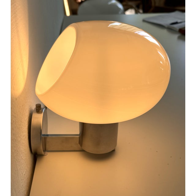 1970s Mid-Century Modern Italian Wall Sconces in Murano Glass and Chrome from Fontana Arte, 1970s, Set of 2 For Sale - Image 5 of 18