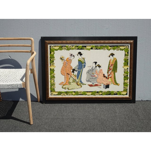 Gorgeous Picture in Great Vintage Condition. Solid and Firm. Wear is usual for its age. Please see the photos. Overall a...