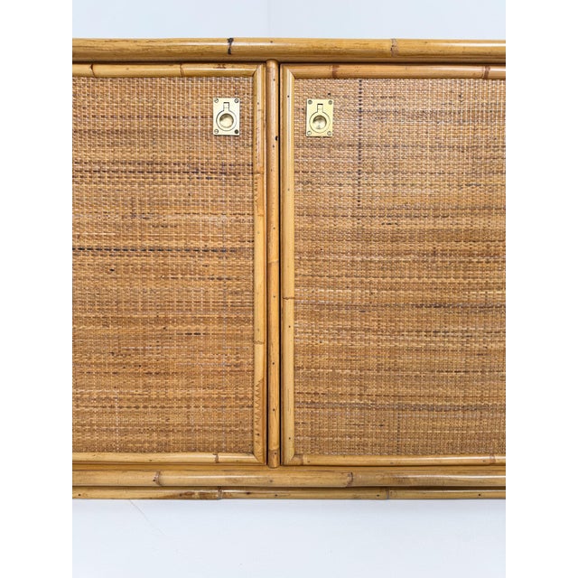 Mid-Century Italian Bamboo, Rattan and Cane Sideboard by Dal Vera, Italy, 1970s For Sale - Image 11 of 18