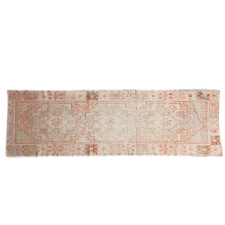 Vintage Distressed Oushak Rug Runner - 2'5" X 7'8" For Sale