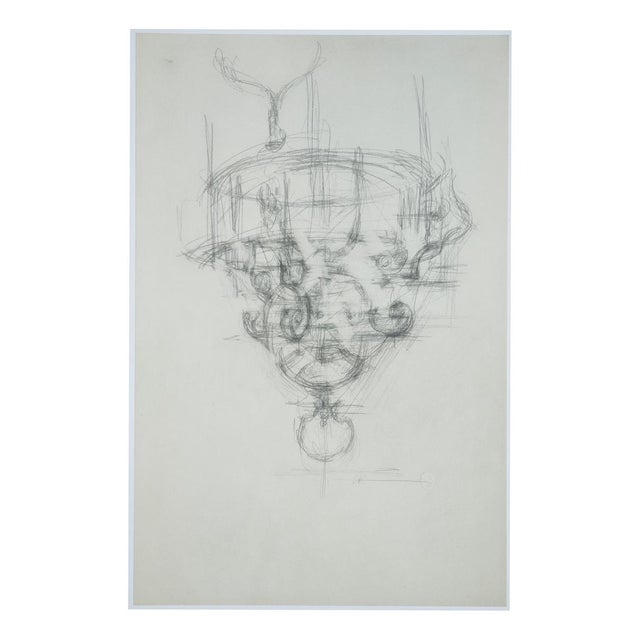 Black Alberto Giacometti, Chandelier, 1963, Lithograph For Sale - Image 8 of 8