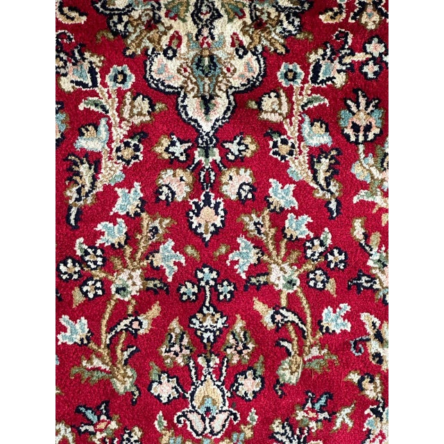 Vintage Indian Silk Rug, 1990s For Sale - Image 11 of 18