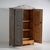 Rustic Painted Wooden Wardrobe For Sale - Image 4 of 14
