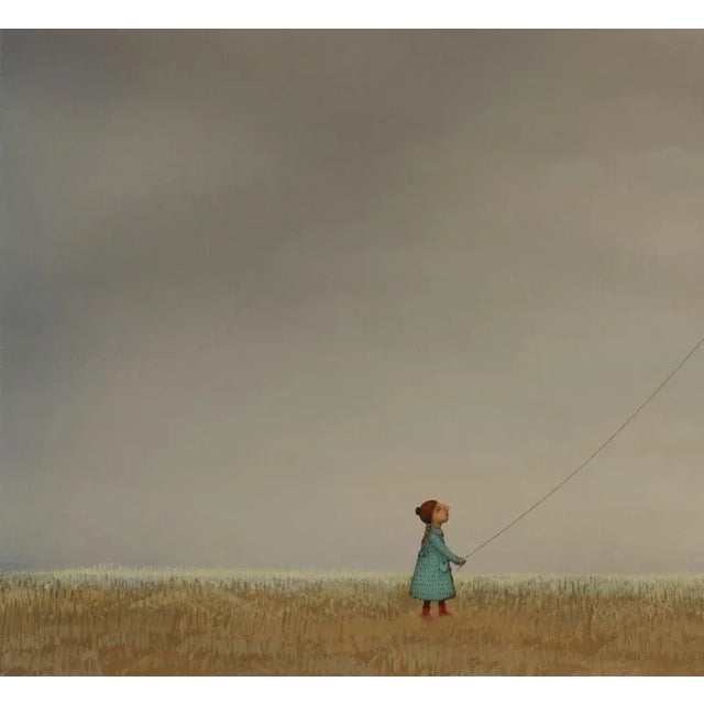 Author: Zane Luse, Waiting for spring, oil on canvas, size: 75 x 100 cm, year of 2022.