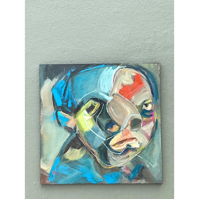 Abstract Figurative Oil Painting on Canvas For Sale - Image 9 of 15
