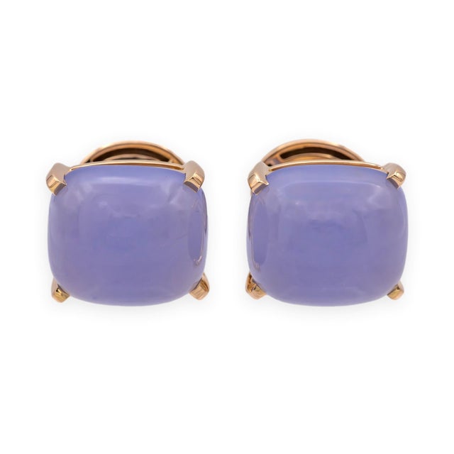 A striking and substantial pair of cufflinks from New York-based fine jewelry house Mish NY. Each cufflink features a...