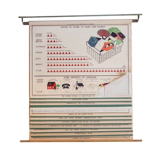 Vintage Democracy School Chart Series For Sale