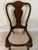 Antique Hand Carved Queen Anne Walnut Chairs - Set of 4 For Sale - Image 14 of 18
