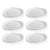 The Alabaster Glass Plate features bands of whites swirling together on smooth glass. This round plate makes the ideal...