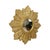 Glass Convex Gilt Sunburst Mirror, 1960s For Sale - Image 7 of 16
