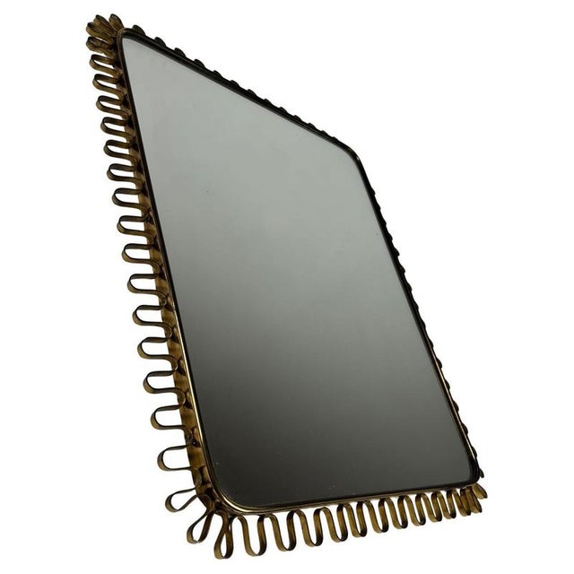 Brass Mirror in the style of Josef Frank, 1950s For Sale - Image 16 of 16