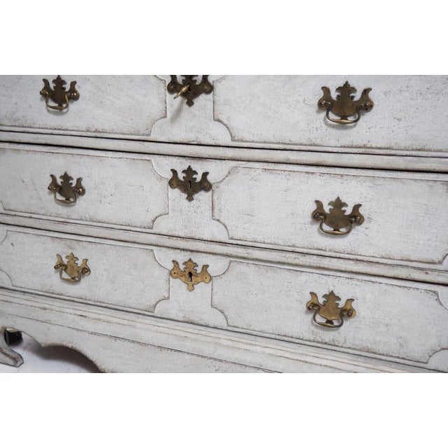 Scandinavian Chest with Iron Handles, 18th Century For Sale - Image 4 of 11