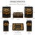 Metal Vintage Black & Gold Floral Toleware 3-Piece Desk Set For Sale - Image 7 of 7