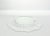 Transparent 1940s Cambridge Glass “Chantilly” Set of 12 Glass Etched Salad or Luncheon Plates For Sale - Image 8 of 8