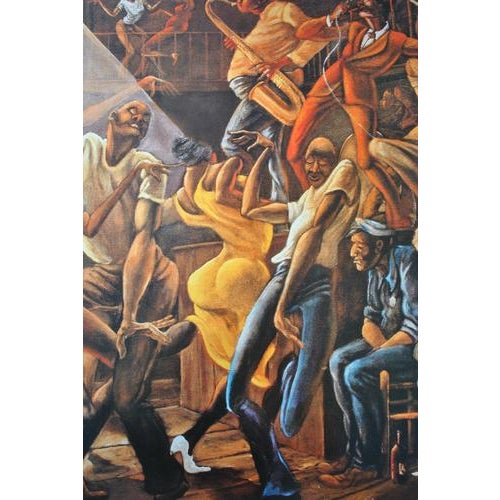 Ernie Barnes, Sugar Shack, Silkscreen Print, 2002 For Sale - Image 8 of 16